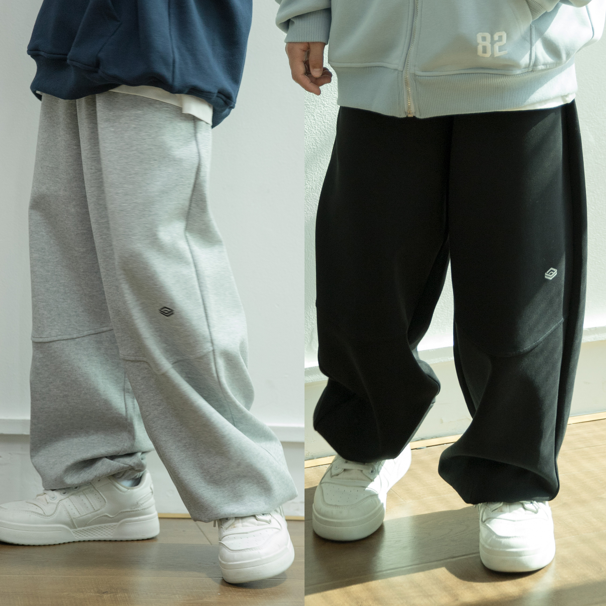 男童裤子2025秋季新款卫裤中大童宽松休闲裤青少年黑色灰色运动裤