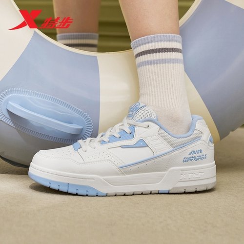 特步新晖|板鞋女秋冬新款休闲鞋小白鞋潮流运动鞋子976218310012