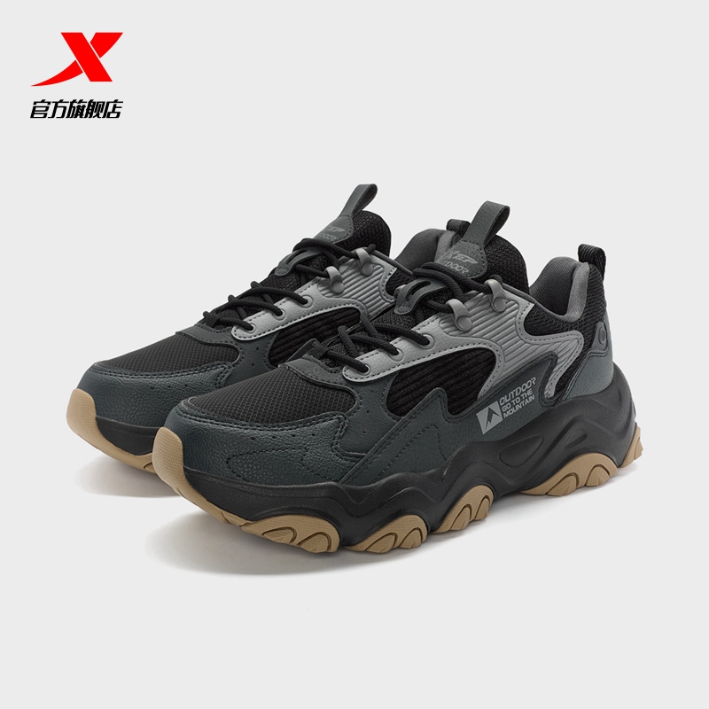 户外登山鞋猫爪特步耐磨情侣