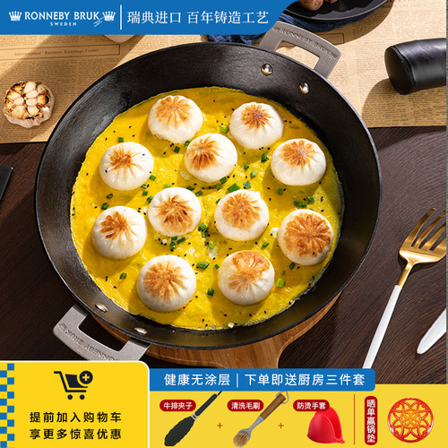 瑞典无涂层物理不粘铸铁