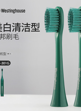 西屋电动牙刷头2支装 适配型号WT-301G/301F/301K/301GF