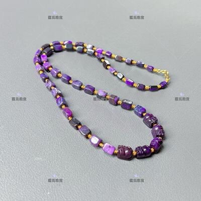 匡氏珠宝 18K舒俱来貔貅方糖项链 Z-HL-A3981(多样性发货)