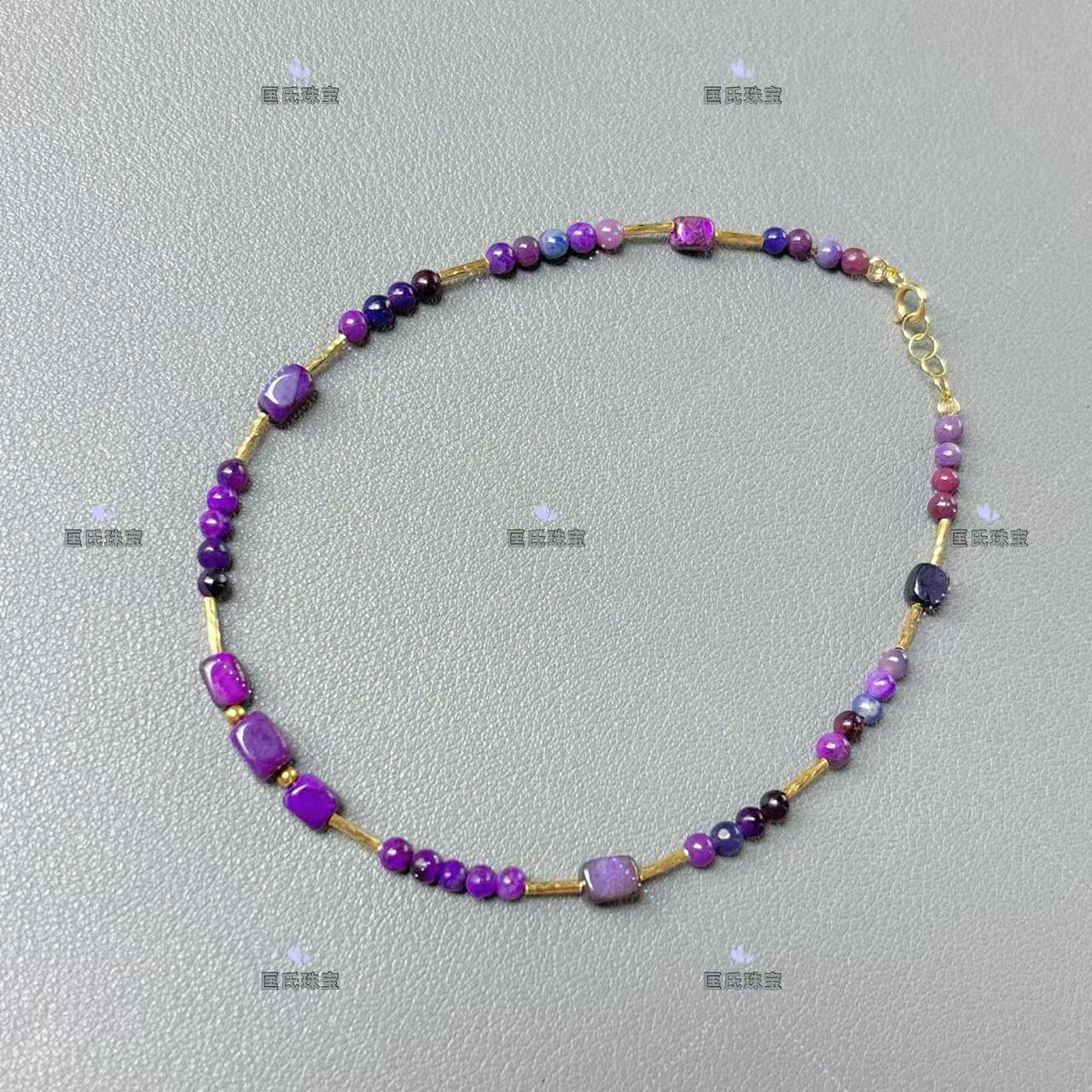 匡氏珠宝 18K舒俱来帝王紫脚链 Z-HL-A2585(多样性发货)