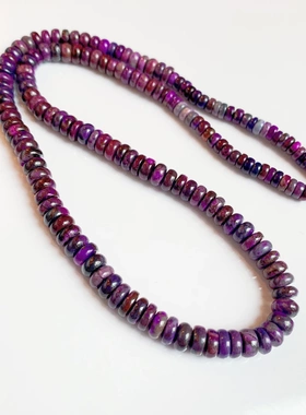 匡氏珠宝 18K舒俱来帝王紫算盘珠项链 Z-HL-A9631(多样性发货)