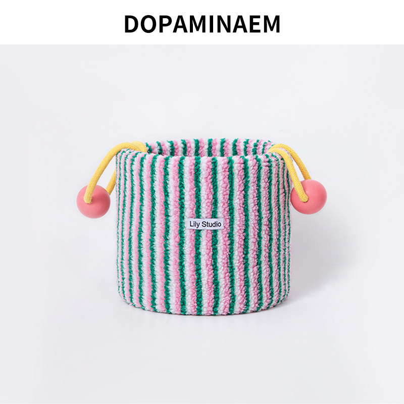 可爱条纹收纳筐玄关桌面玩具零食篮车载床头化妆品储物盒儿童礼物,收纳整理,收纳筐,淘宝优惠券,粉丝福利购,淘宝优惠卷