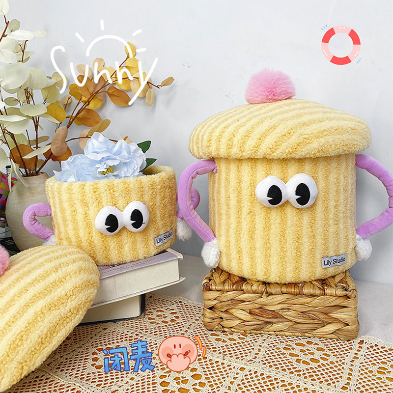 叉腰精灵收纳桶零食玩具筐礼物篮