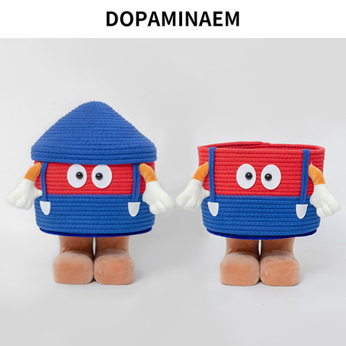 马里奥收纳筐玩具零食篮摆件礼物