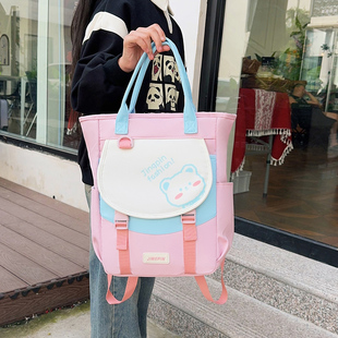 书包手提袋小学生补习袋男儿童补课包女生斜挎包美术袋文件袋