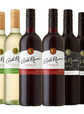 加州乐事 柔顺红750ml*2+清爽白750ml*2+欢庆馥郁红750ml*2 组合