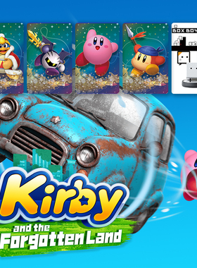 SWITCH2游戏Kirby星之卡比amiibo卡全套探索发现卡比的驭天飞行者