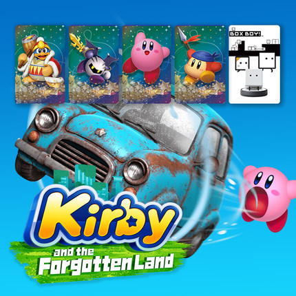SWITCH2游戏Kirby星之卡比amiibo卡全套探索发现卡比的驭天飞行者
