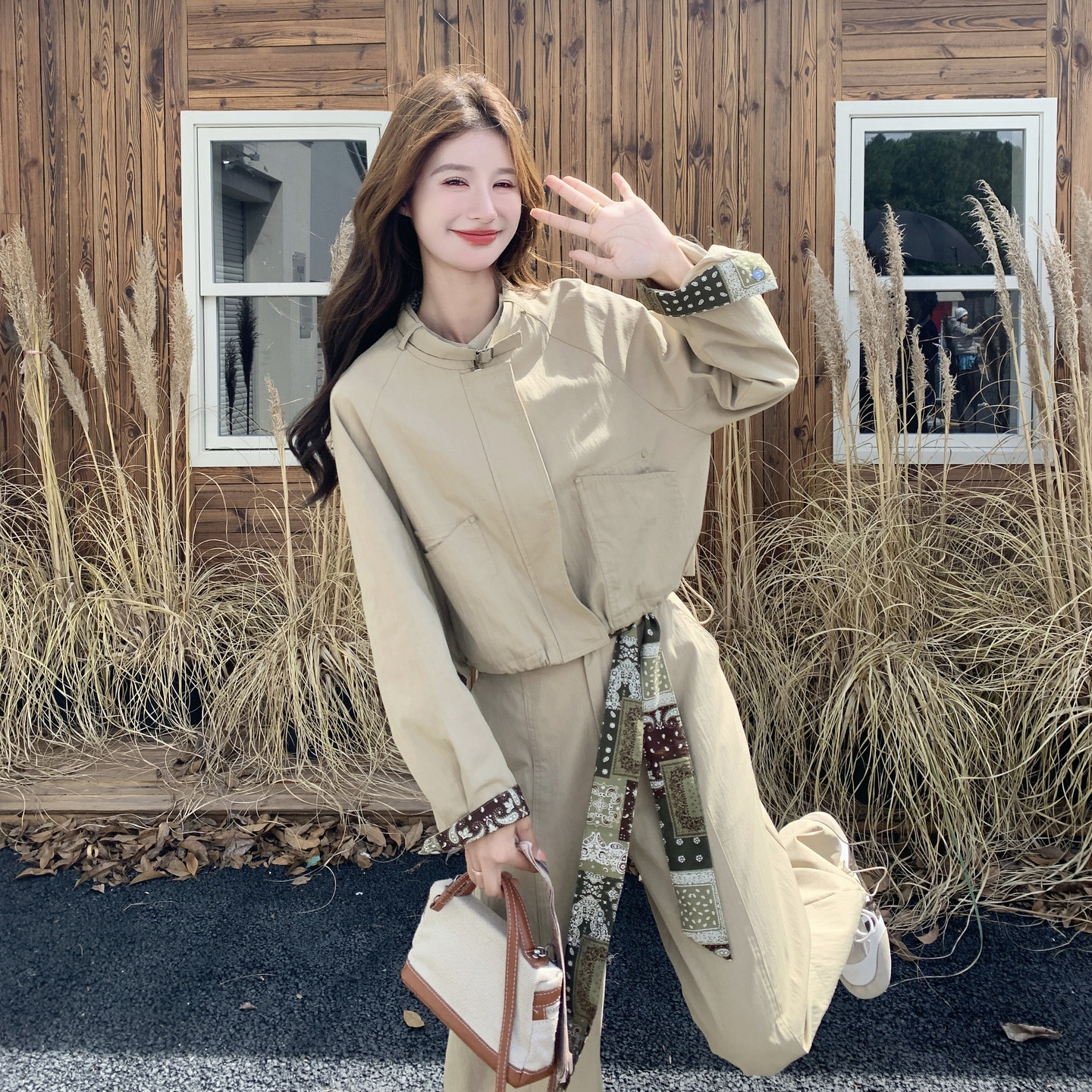 两件套女装女士精品套装学生校服工作制服时尚套装20