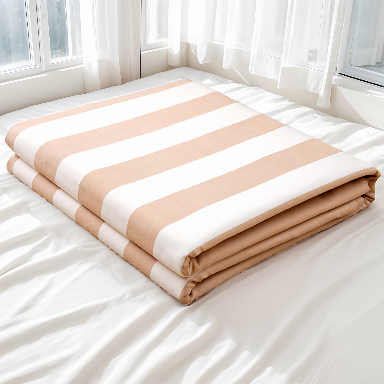 飞雁滩老式怀旧纯棉全棉老粗布床单三件套被单加厚加密土布旗舰店