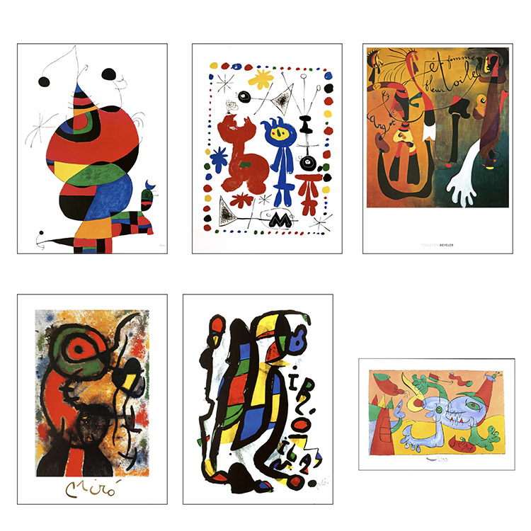 胡安米罗JoanMiro抽象装饰画