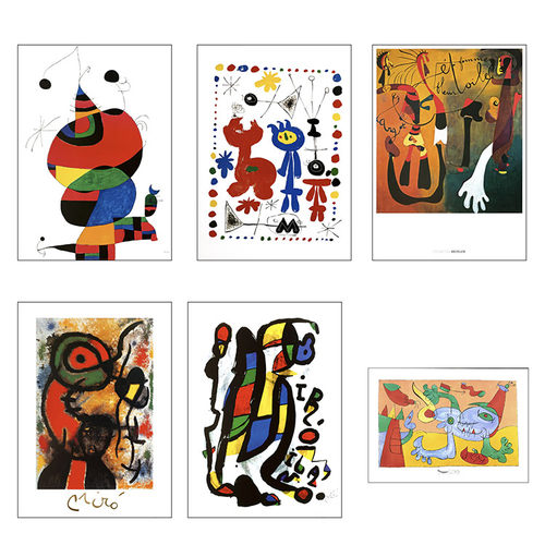 胡安米罗JoanMiro抽象装饰画