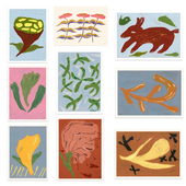 poster PETERSEN植物原版 club 进口丹麦The OJUNA NJAMA 装 饰画