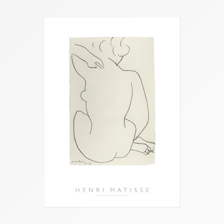 liveart 进口英国Rosenstiels*Henri Matisse马蒂斯线条少女装饰