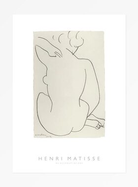 liveart 进口英国Rosenstiels*Henri Matisse马蒂斯线条少女装饰