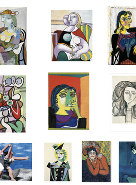 进口法国国家博物馆大皇宫毕加索Picasso原版装饰画L'Acrobate