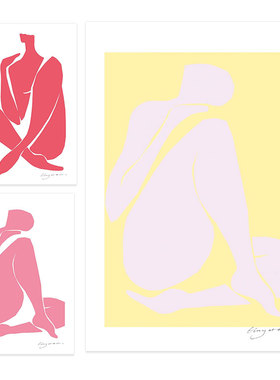 liveart 进口丹麦the poster club 抽象原版装饰画TINY DE VRIES