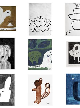 liveart进口瑞典fine little day高桥蘑菇Mogu合集原版海报装饰画