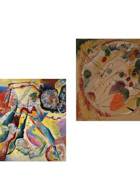 liveart 康定斯基Wassily Kandinsky先锋抽象艺术原版装饰画