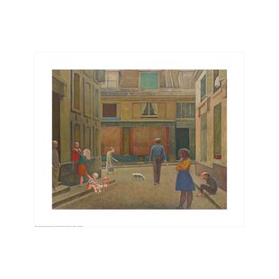 海报 巴尔蒂斯Balthus街道过客原版 进口瑞士Fondation Beyeler