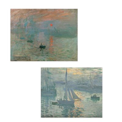 莫奈Monet印象日出装饰画