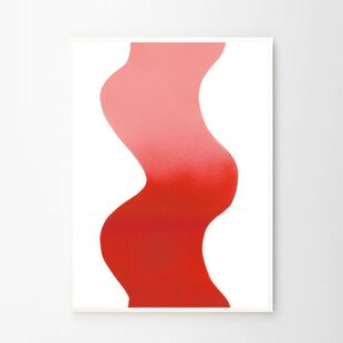 CURVES liveart PINK 饰画 抽象人物海报装 丹麦进口Anne nowak