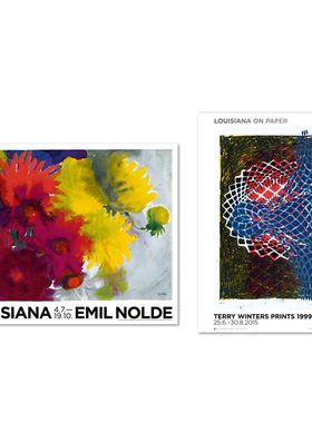 Louisiana进口丹麦路易斯安那博物馆EMIL NOLDE海报TERRY WINTERS