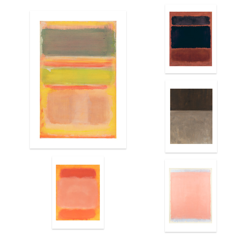 MarkRothko抽象色彩装饰画