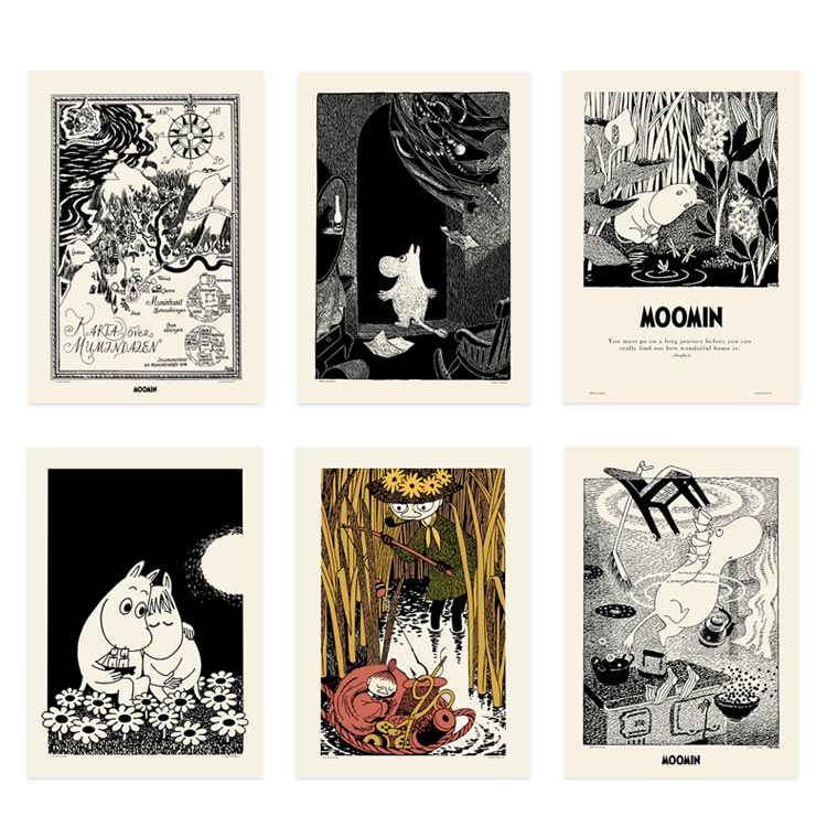PSTRStudioMoomin装饰画海报