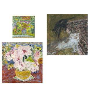 liveart 皮尔波纳尔Pierre Bonnard 猫咪花卉花园名画原版装饰画