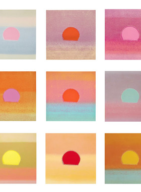 liveart安迪沃霍尔Andy Warhol日落sunset波普艺术原版装饰画海报