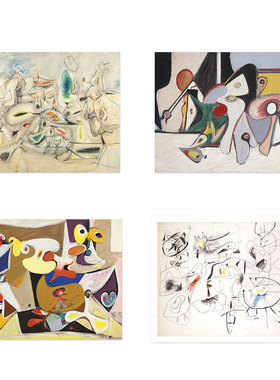 liveart 后印象派抽象艺术家Arshile Gorky 原版装饰画