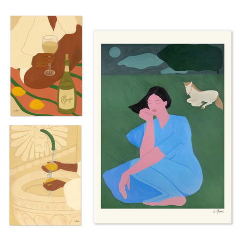CARLA LLANOS进口丹麦The poster club原版装饰画Midnight