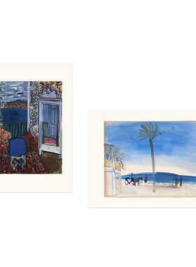 liveart 法国画家劳尔杜飞Raoul Dufy 海滨风景原版装饰画海报