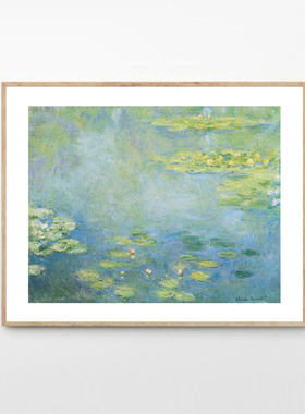 莫奈睡莲WaterLilies复古装饰画