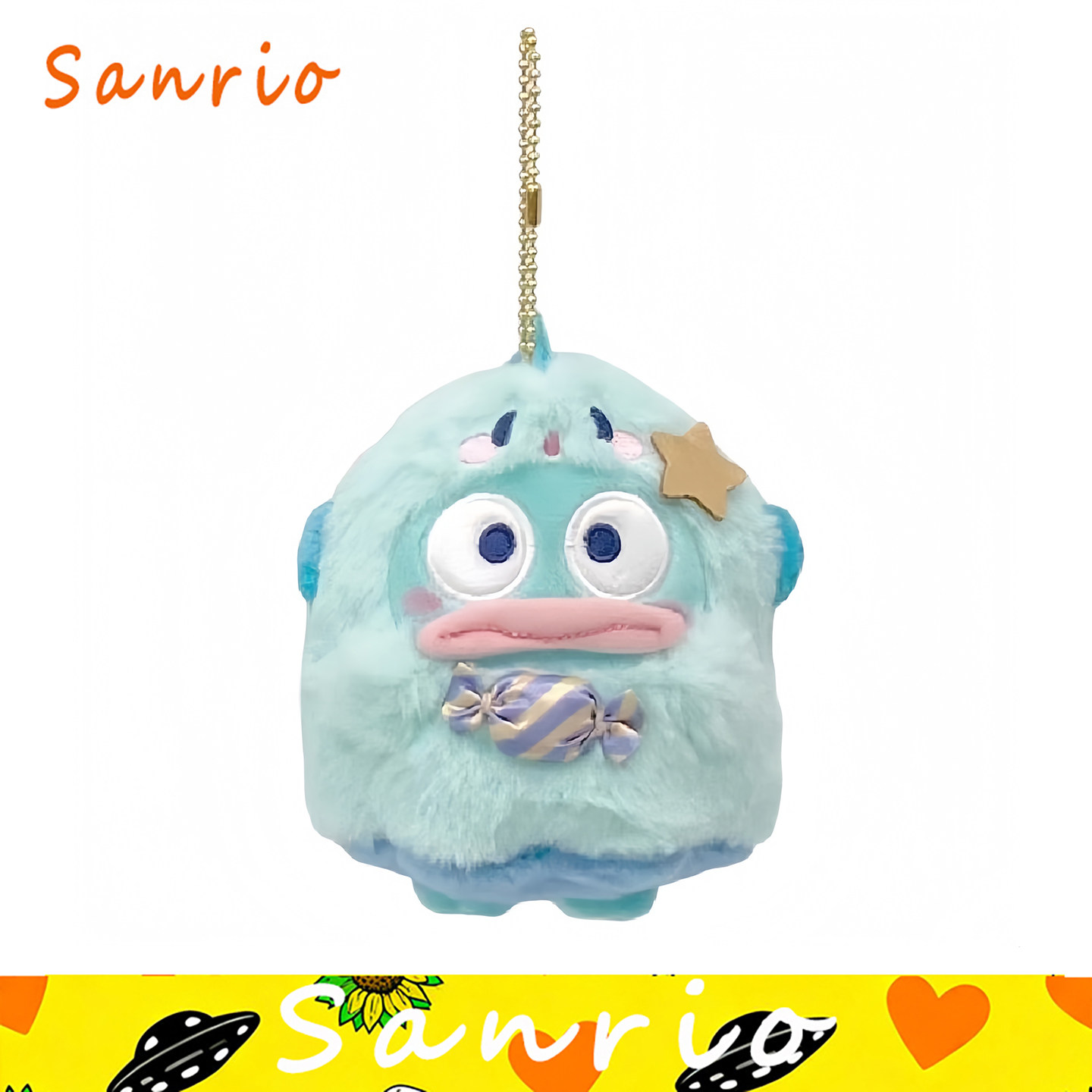 日系三丽鸥新款可爱幽灵万圣节糖果系列库洛米丑鱼毛绒玩具包挂件
