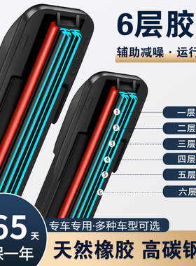 东风小康K01/K07/K17/V07S/V29/C36/D52雨刷片六层胶条无骨雨刮器