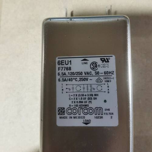 CORCOM  滤波器6EU1F7768 6.5A.120/
