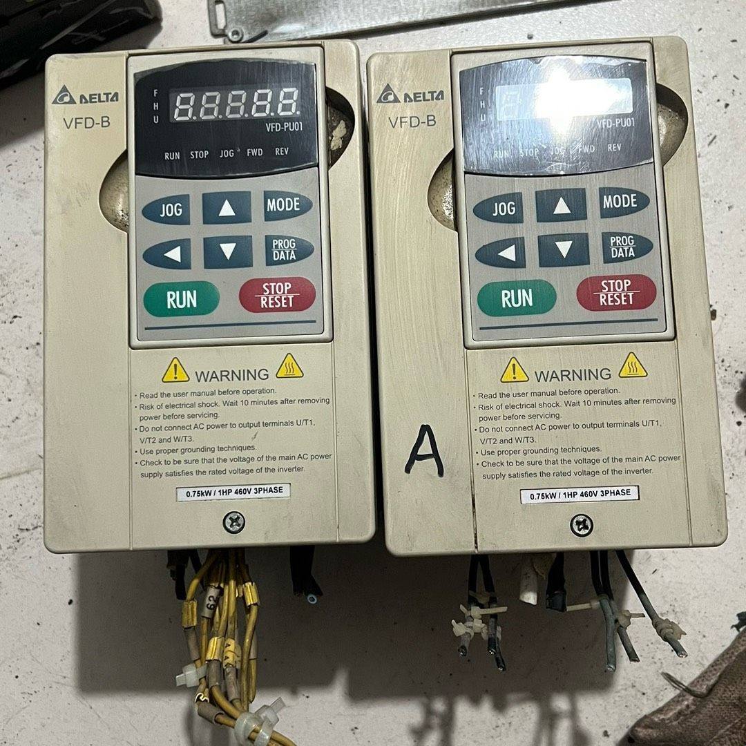 台达变频器0.75KW VFD007B43A 拆机包好 成色