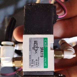 型 成色干净漂亮 CKD电磁阀3PA119 拆机件