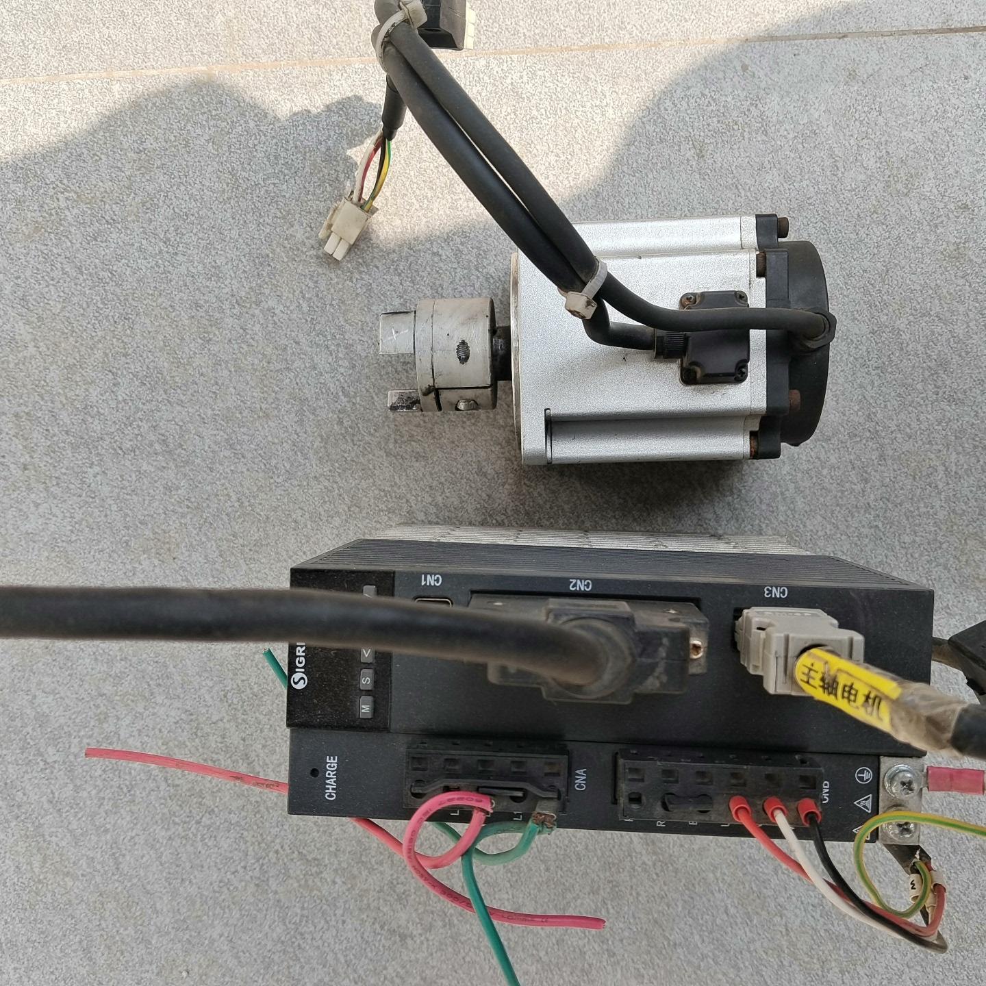 正常拆机辛格林纳750W/5.0A伺服驱动器十电机 共7套