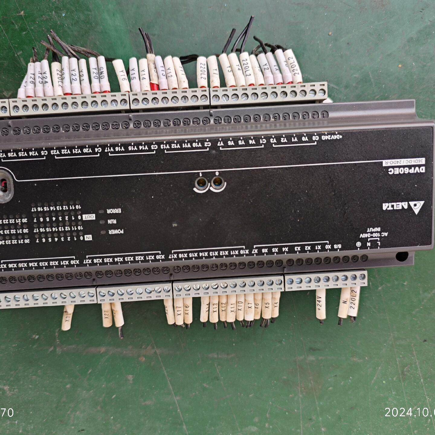 台达PLC。拆机台达PLC 型号DVP60EC00R3