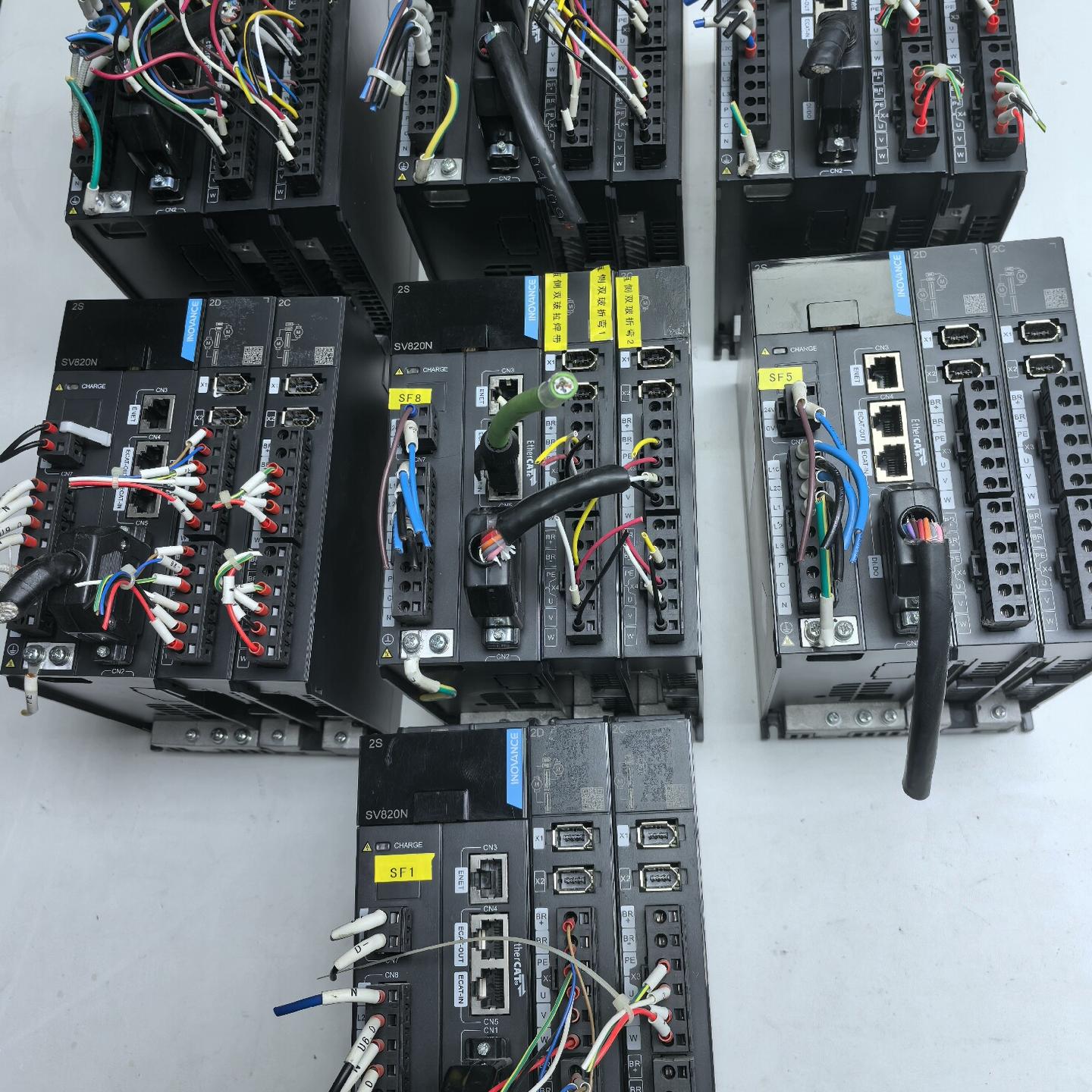 汇川SV820N2S2C2D汇川双轴控制驱动器 正常使用