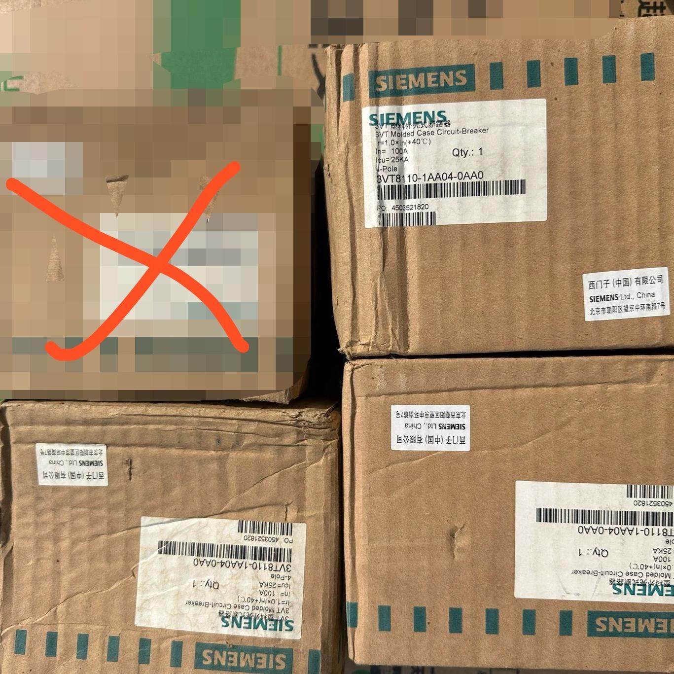 塑壳断路器3VT8110-1AA04-0AA0