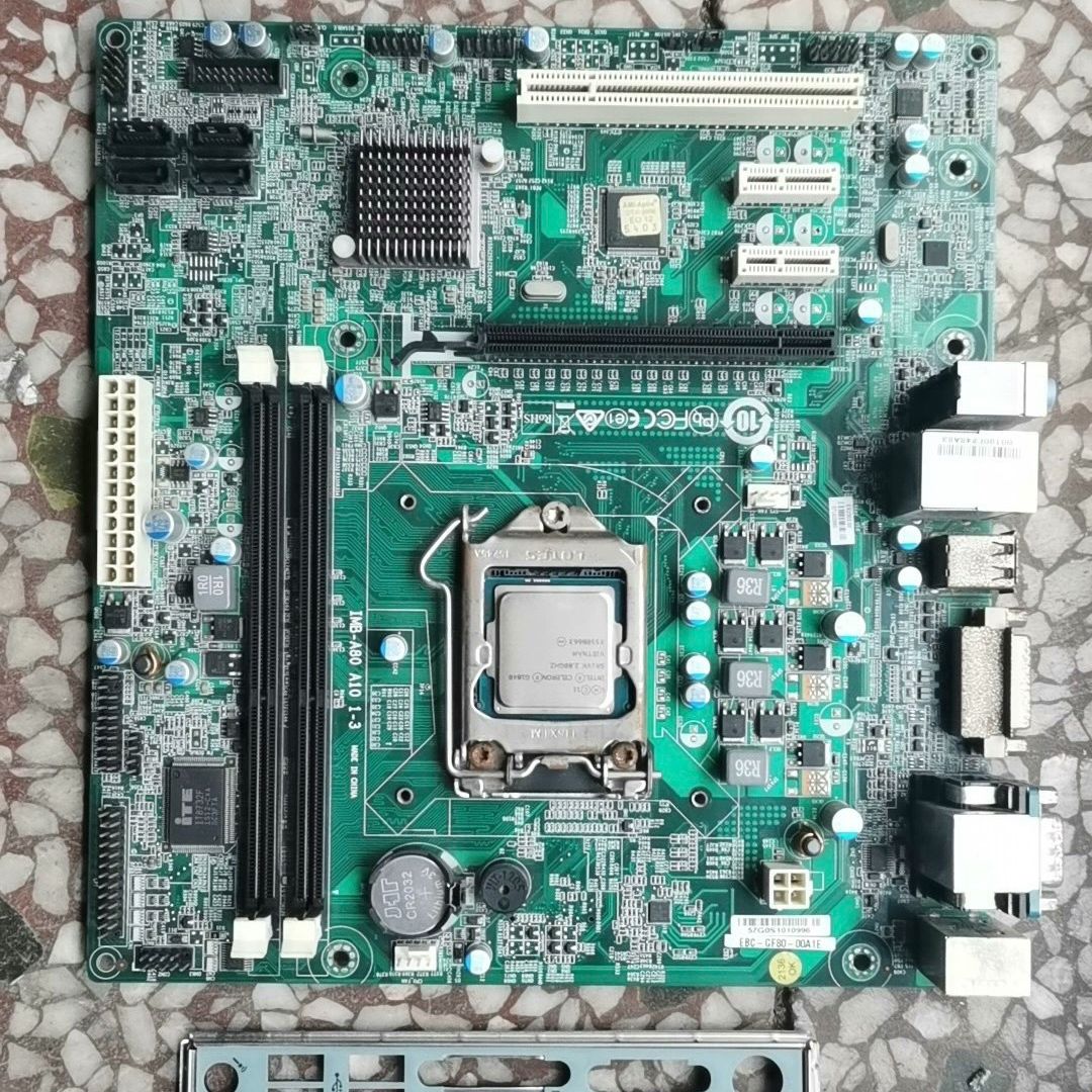 拆机工控机拆机主板，已经上机测试，功能全好。型号+IMB-A