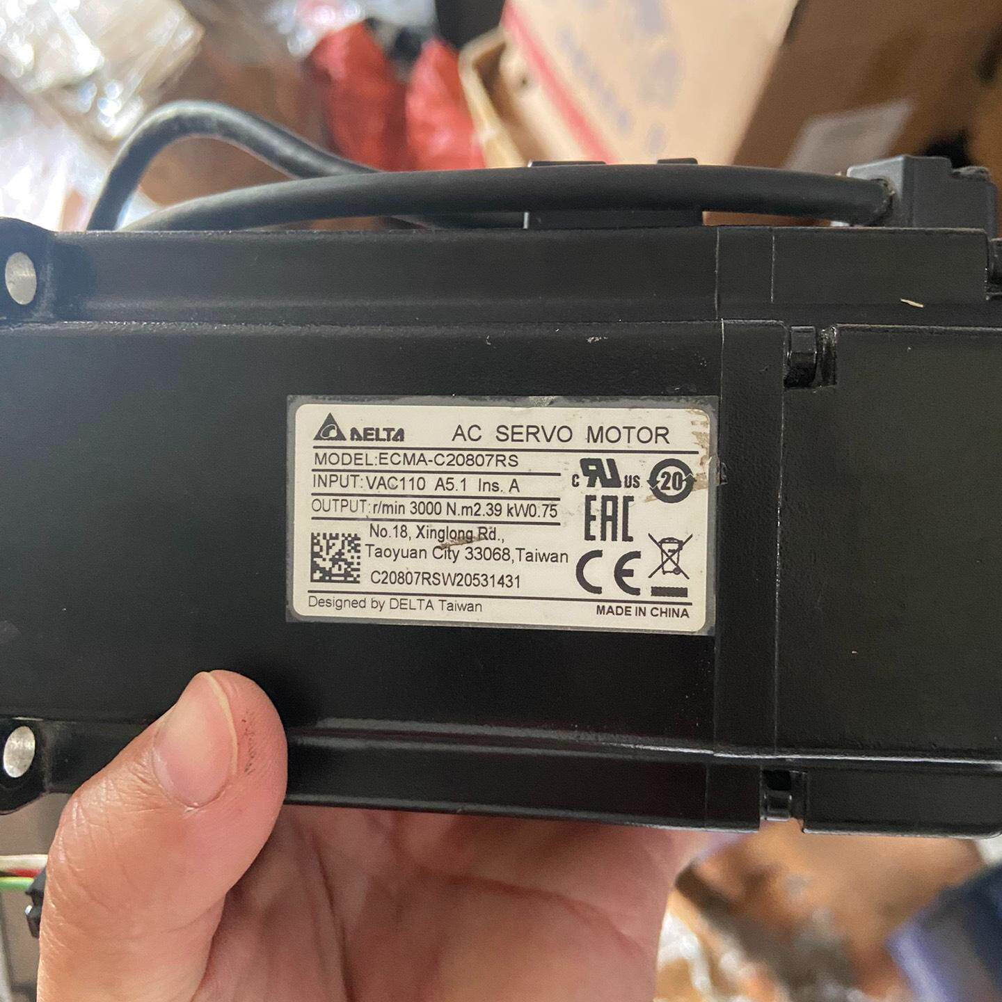 台达伺服电机ECMA-C20807RS 750Ｗ的 拆机件