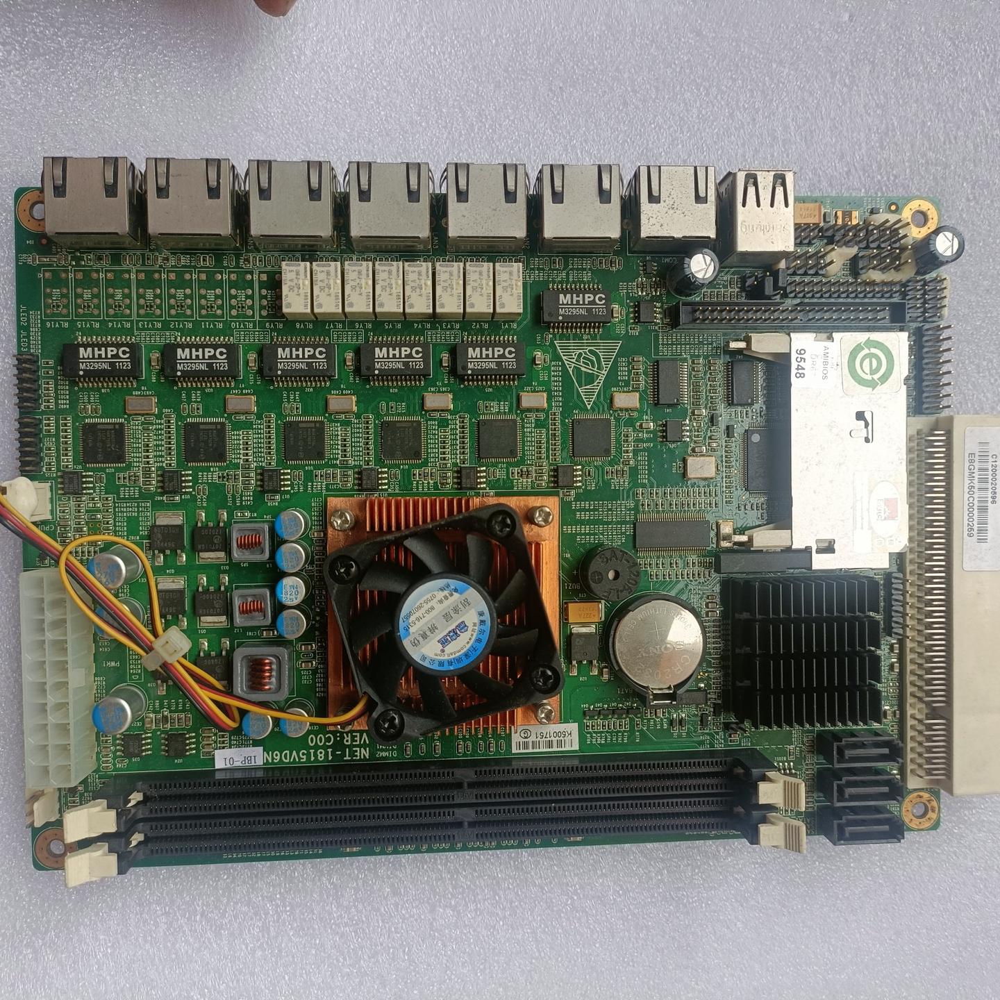 研祥NET-1815VD6N VER C00 7网口工控主板